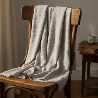 Mușelină light grey ORGANIC