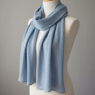 Mușelină blue ORGANIC