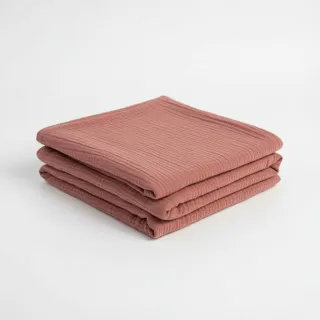 Mușelină mauve ORGANIC