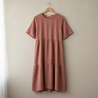 Mușelină mauve ORGANIC