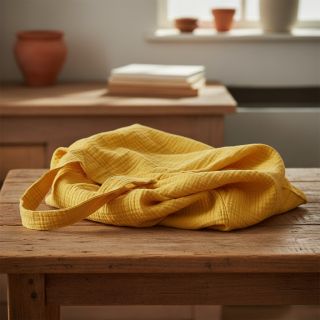 Mușelină soft yellow ORGANIC