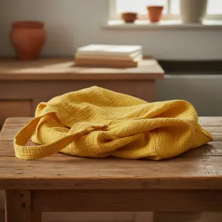 Mușelină soft yellow ORGANIC