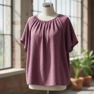 Mușelină purple ORGANIC