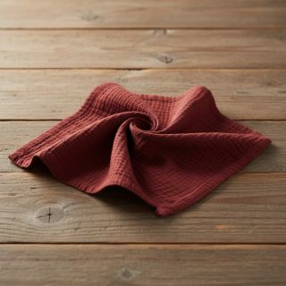 Mușelină bordeaux ORGANIC