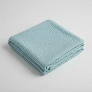 Mușelină teal ORGANIC