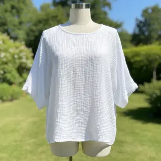 Mușelină white