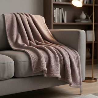 Fleece TEDDY DOUBLE SIDED blush