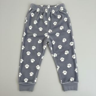 Wellness Fleece Dog paw light grey