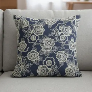 Țesătură din bumbac JEANS EMBROIDERY Niva design A