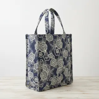 Țesătură din bumbac JEANS EMBROIDERY Niva design A