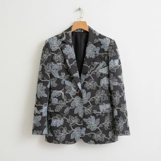 Țesătură din bumbac JEANS EMBROIDERY Lisa design D