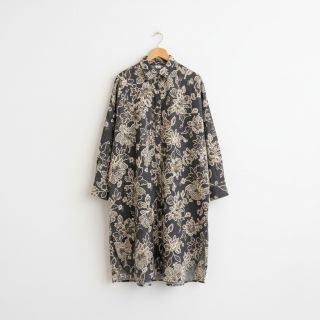 Țesătură din bumbac JEANS EMBROIDERY Bouquet black