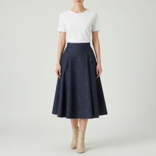 Țesătură din bumbac JEANS Glitter small dots