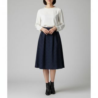 JEANS JACQUARD Ragged dots jeans