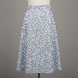 JEANS JACQUARD Animal skin light blue