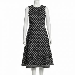 JEANS Check Jacquard BLACK