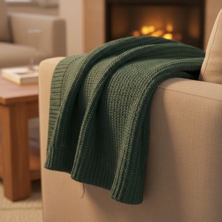 Țesătura tricotata BIG KNIT ocean green