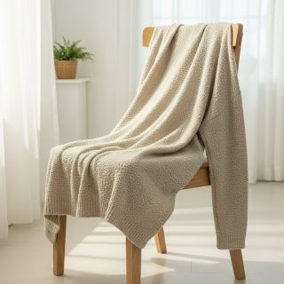 Țesătura tricotata Paris bouclé natural