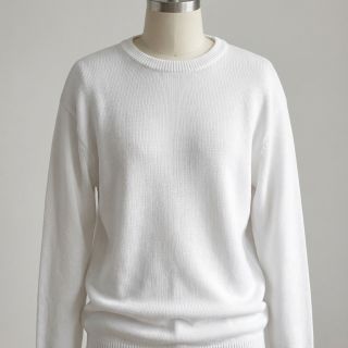 Țesătura tricotata BABY KNIT white