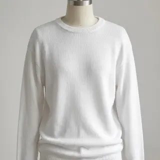 Țesătura tricotata BABY KNIT white