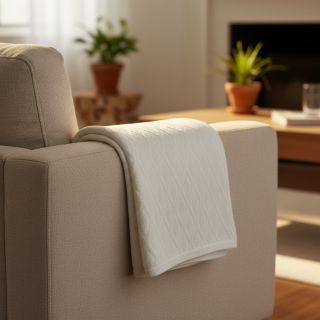 Tricot Knitted jacquard Diamond off white