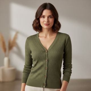 Tricot Knitted jacquard Diamond army