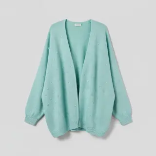 Țesătura tricotata BIG KNIT DOT mint