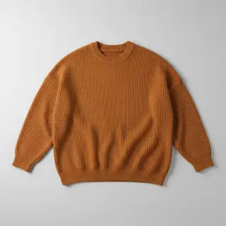 Țesătura tricotata BIG KNIT brick