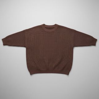 Țesătura tricotata BIG KNIT dark brown