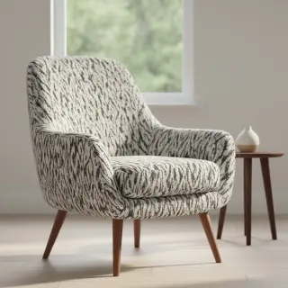 Tricot Knitted jacquard Comfy Blurry Ikat grey