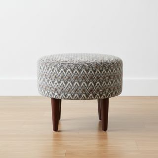 Tricot Knitted jacquard Comfilia Zigzag wavy brown