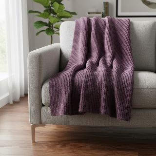 Țesătura tricotata BIG KNIT lilac