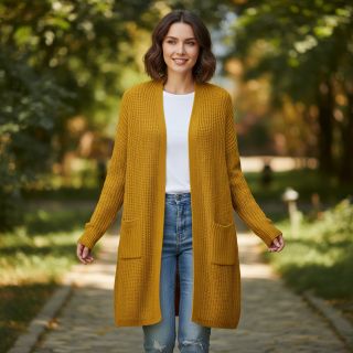 Țesătura tricotata BIG KNIT yellow