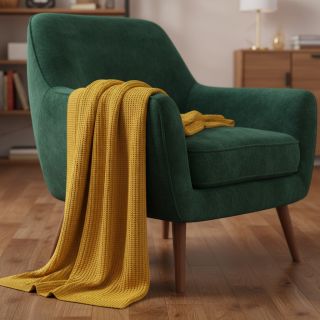 Țesătura tricotata BIG KNIT yellow