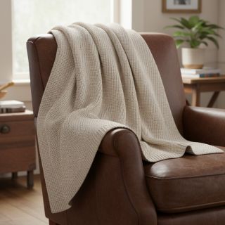 Țesătura tricotata BIG KNIT natural