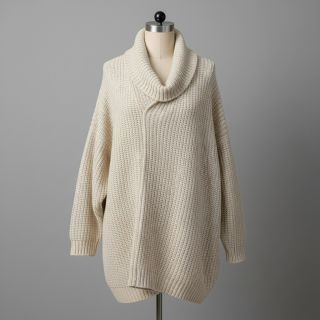 Țesătura tricotata BIG KNIT cream