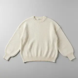 Țesătura tricotata BIG KNIT off white
