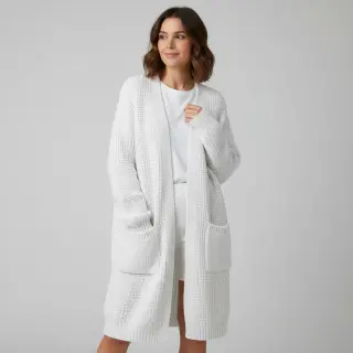 Țesătura tricotata BIG KNIT white