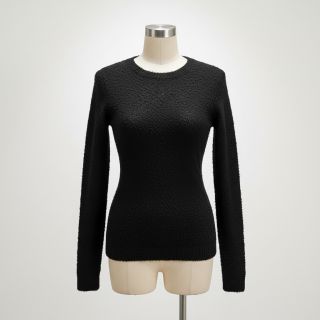 Țesătura tricotata Paris bouclé black