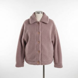 Stofă palton TEDDY dark powder