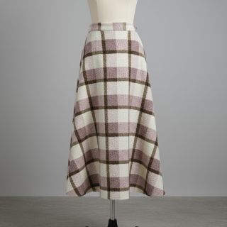 Stofă palton Bouclé Squares design C