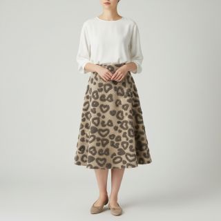 Stofă palton TEDDY Hearts sand