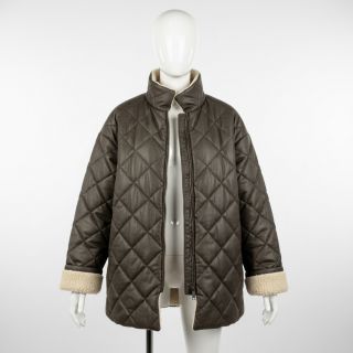 Stofă palton Vintage Glammy Teddy Lammy grey