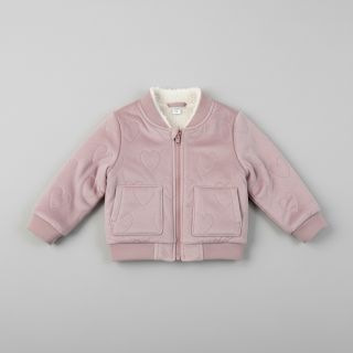 Pluș pentru bebeluși TEDDY Hearts old pink