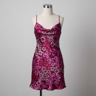 Satin ROYAL MICRO Abstarct bordeaux