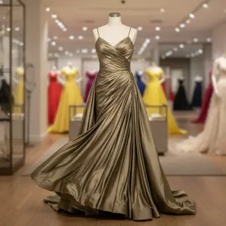 Satin SOIVÉ beige