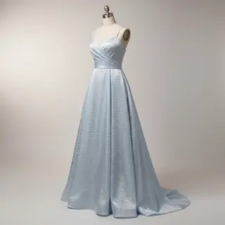 Satin DION light blue