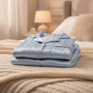 Satin DION light blue