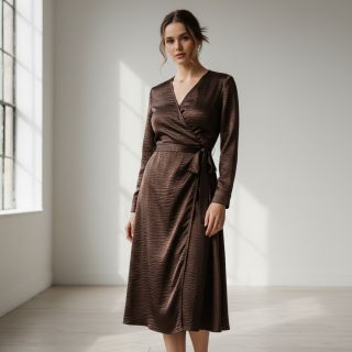 Satin DION dark brown