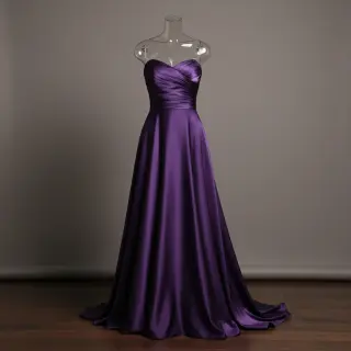 Satin SOIVÉ purple